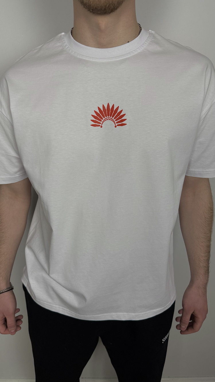 KEDİ KALBİ BASKILI BOXY TİŞÖRT